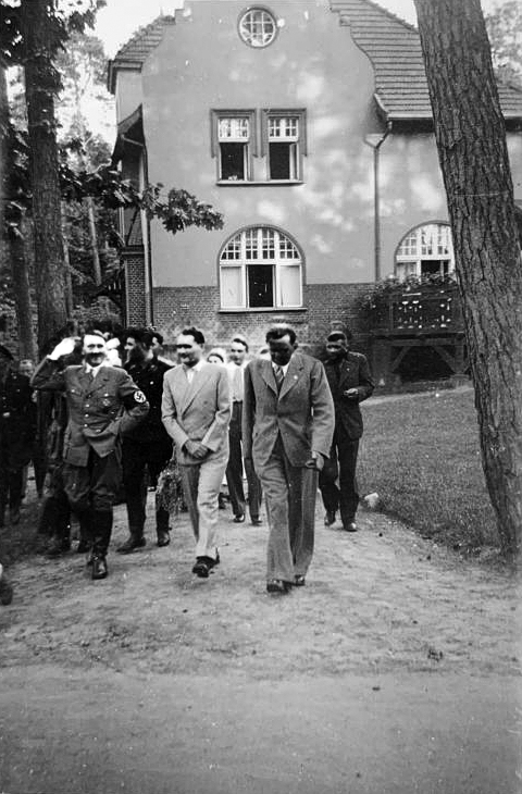 Adolf Hitler visits Rudolf Hess in Hohenlychen Sanatorium